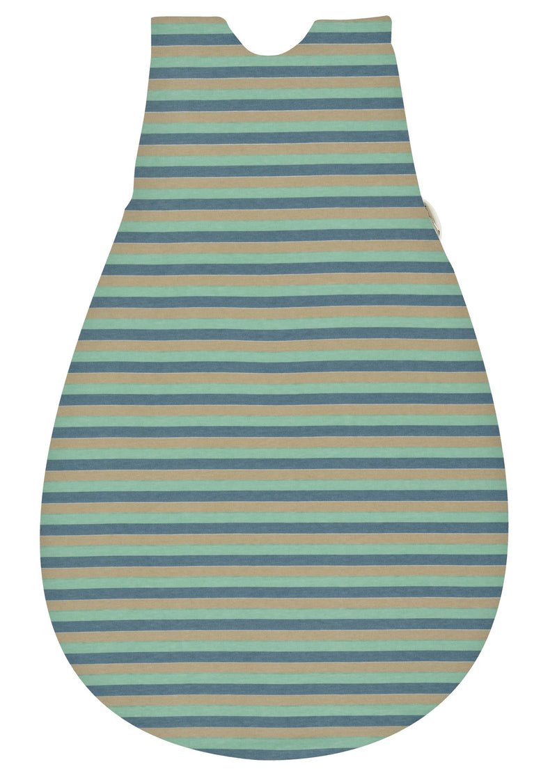 Alvi Baby-Mäxchen  Ganzjahresschlafsack außen Cornstripe TOG 2.5 74/80