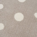 B-Ware Jimri Kinderteppich Läufer Teppich Kinderzimmer Beige Dots Punkte 80 X 150 Cm