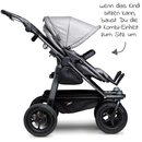 Tfk Kombi Einheit (1 X Wanne & Sitz) Kinderwagenaufsatz Für Duo   Premium Grau B-Ware - 4260484179289