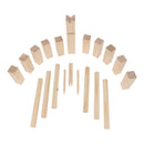 B-Ware Spiel Kubb Wurfspiel Wikingerspiel Holz Beutel Schwedisches Spiel Spielzeug