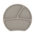 Silikon Teller-rund Taupe