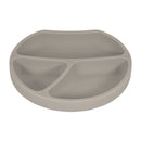 Silikon Teller-rund Taupe