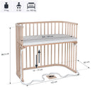 B-Ware Babybay Boxspring Beistellbett Babybett Xxl Natur Groß Bett