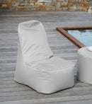 Mokebo Outdoor Sitzsack Pouf Sitzgelegenheit Der Däumchendreher Hellgrau B-Ware