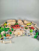 Konvolut BRIO Holzeisenbahn Züge ca. 2 kg, ab 3 4 5 Jahre