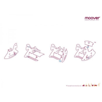 MOOVER - rocking horse (natural)