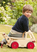 MOOVER - Baby Lastwagen (natur) mit Abschlepphaken