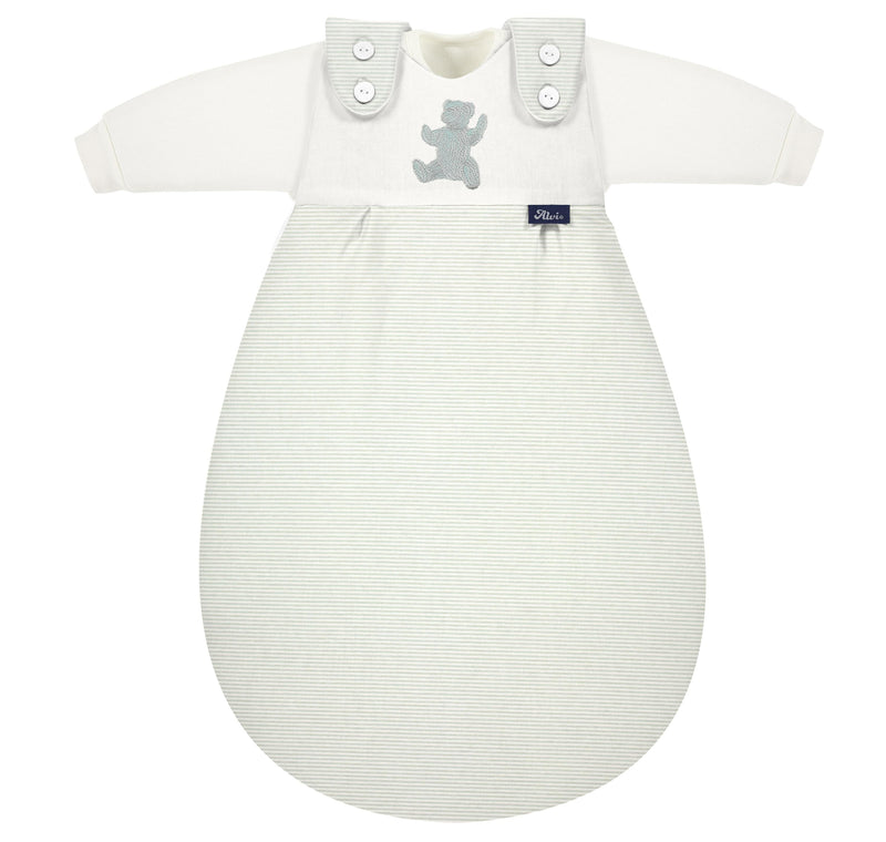Schlafsäcke Schlafsäcke & Strampelsäcke Kleidung Baby-Mäxchen 3tlg. Smoky Stripe Alvi Front Image Last Season
