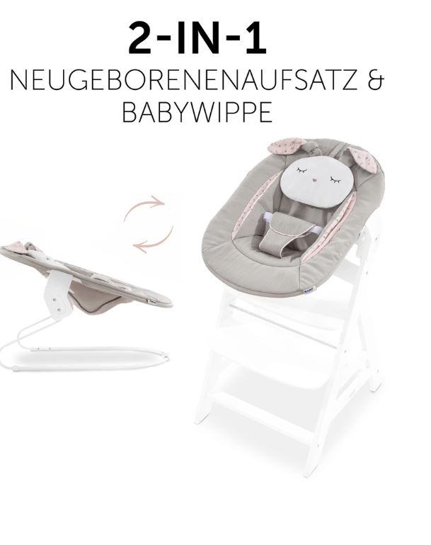 Hauck Babyaufsatz Alpha Bouncer Aufsatz Babywippe Babysitz Kindersitz Sitzwippe