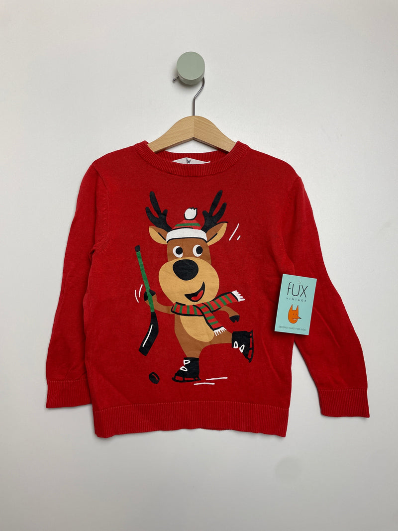 Weihnachtspullover • 104 • h&m