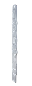 Messlatte 'miffy®', bedruckt, Skala von 70 cm bis 150 cm für Kinder, weiß/grau