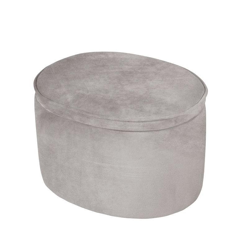hocker aufbewahrung grau Kinderhocker oval 'Lil Sofa'