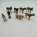 Schleich Bundle Tiere & Menschen 8tlg. Figuren