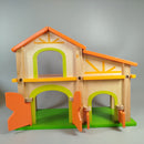  Bauernhof-Spielset aus Holz - Set mit Tieren