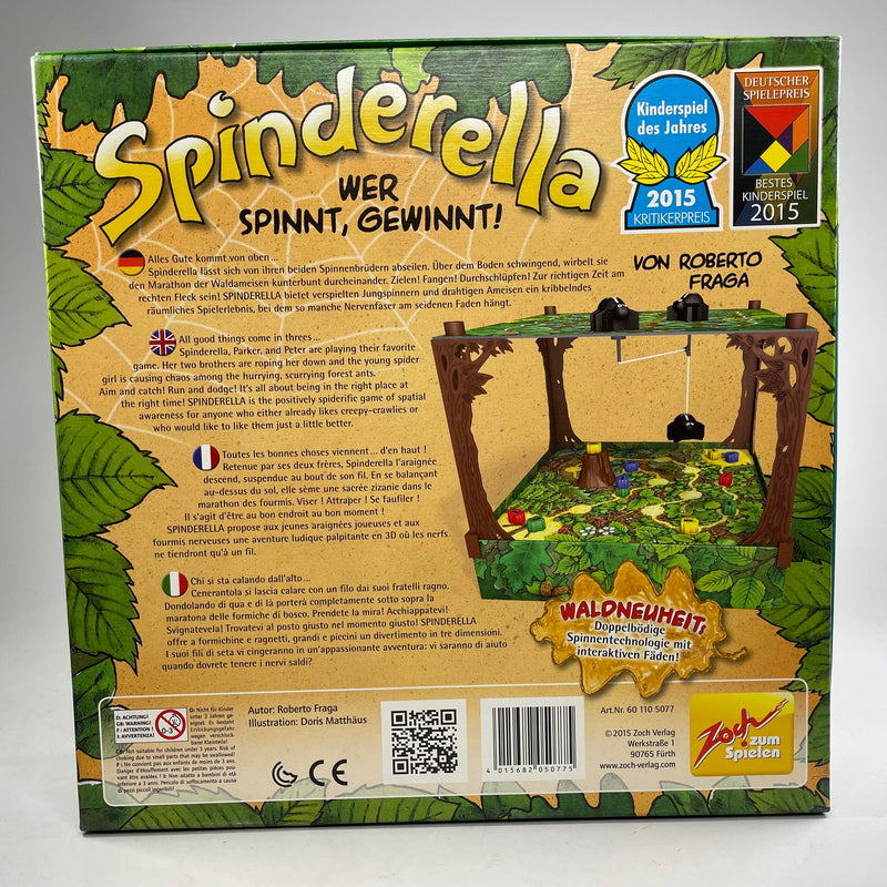 Zoch Spinderella, Kinderspiel des Jahres 2015, Gesellschaftsspiel