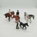 Schleich Bundle Set von 7 Pferde & Reiter Figuren