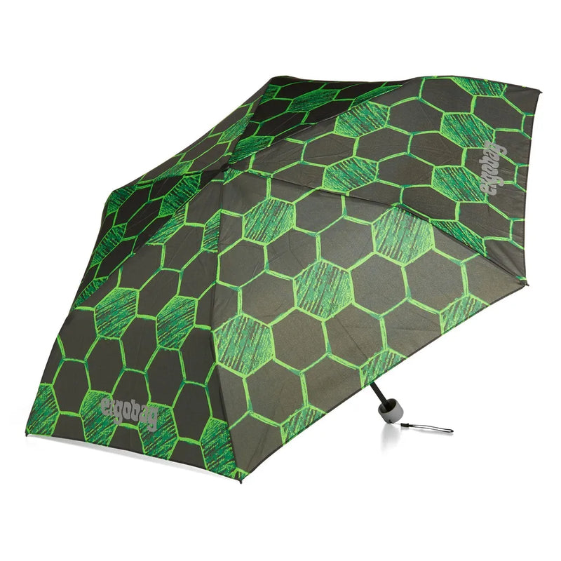 Umbrella with pattern dark green/light green Ergobag