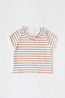 T-Shirt mit Glitzerstreifen Gr.74 | Petit Bateau