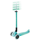 B-Ware Globber Roller Dreirad Scooter Kinder Elite Lights Glow Dunkelmint Klappbar