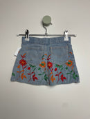 Jeans Komi Jacke & Rock Blumen • 86 • true vintage