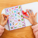 Glänzendes Stickerbuch mit Dinosauriern