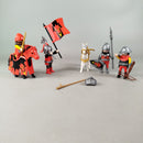 Playmobil Bundle Ritter Set von 6 Figuren & Pferde