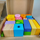 Chicco Holzbauklötze und Tier-Puzzle Set, OVP