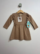 Jersey Kleid mit Fransen • 74 • little indians
