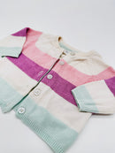 Gestreifte Strickjacke - Gr. 50 (Ergee)