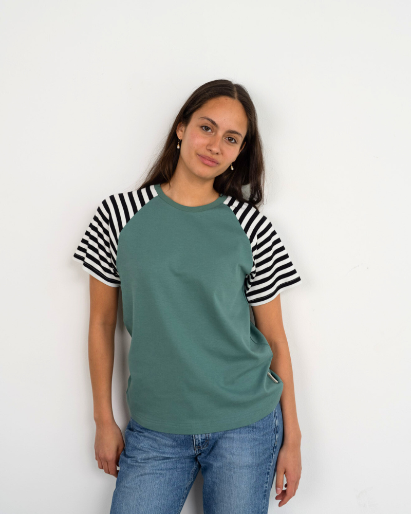 Oktopulli | Raglan Shirt aus fairer Bio-Baumwolle | Marlo 34/36 & 44/46