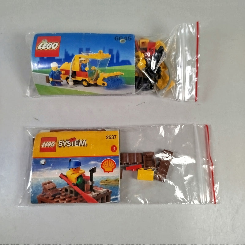 Lego Hol dir das Extreme Team Raft (2537) und die Straßenkehrmaschine