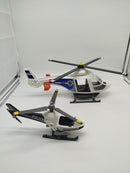 Playmobil Polizei Hubschrauber 6874 und 70569, unvollständig