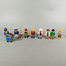 Playmobil Figuren Set von 8 Charakteren mit Zubehör