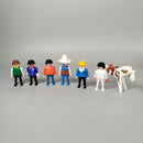 Vintage Playmobil Figuren-Set – 6 Spielfiguren & Pferd
