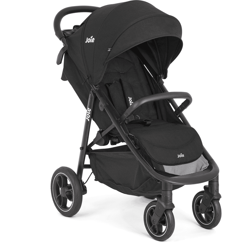 Joie Litetrax Pro Shale Kinderwagen Buggy ink. Regenverdeck und Schiebegriffbox