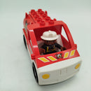 LEGO Duplo Bundle Set von 7 Feuerwehr Figuren & Fahrzeuge