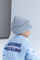 Nuaa B-WARE Alpaca Strickbeanie Kids Soft Grey