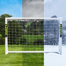 B-Ware Forza Fußballtor Tor Fußballnetz Garten Kinder Weiß Training 1,8 X 1,2 M U Pvc