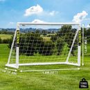 B-Ware Forza Fußballtor Tor Fußballnetz Garten Kinder Weiß Training 1,8 X 1,2 M U Pvc