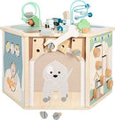 small foot Motorikwürfel XXL Haustiere aus Holz, extra großes Motorikspielzeug mit 8 Flächen, ab 1 Jahr, 12231