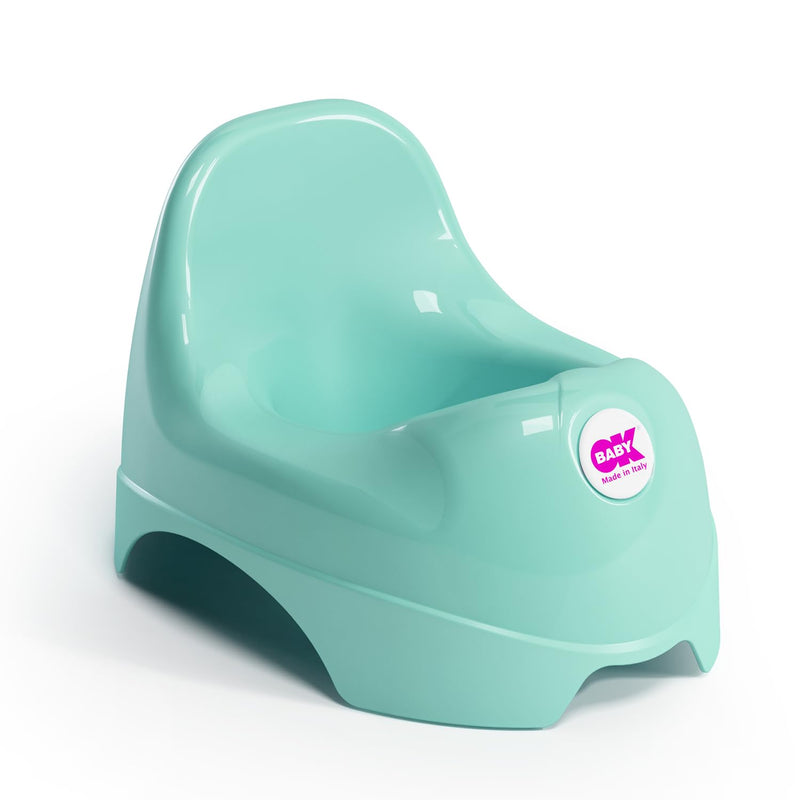 OKBABY N37097230X Relax - ein klassisches Töpfchen für das erste Toilettentraining, türkis
