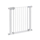 Safety 1st Auto Close Gate, Treppenschutzgitter ohne Bohren, 73–80 cm (max. 136 cm erweiterbar), automatisch schließendes Türschutzgitter, mit einer Hand öffnen, kein Bohren, Zweifachsicherung