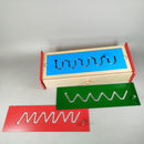 Grafomotorik Stiftbrett Holz Lernspiel ab 3-5 Jahre