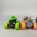 Fahrzeug Set von 4 – Motorrad, Monstertruck & 2 Quads
