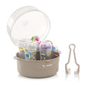 Jane Jané Mikrowellen-Sterilisator, mit Korb für Sauger und kleines Zubehör, Kapazität für 6 Flaschen