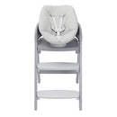 Chicco Crescendo Hochstuhlwippe für Babys, zwei Liegepositionen, Polsterung aus Bio-Baumwolle, abnehmbar und waschmaschinenfest, mit Hängespielzeugstange, bis zu 9 kg, grau