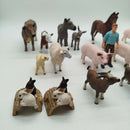 Schleich Bundle Bauernhof Set von 19 Tiere & Menschen