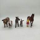 Schleich Bundle Bauernhof Set von 19 Tiere & Menschen