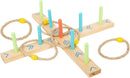 small foot Ringwurfspiel "Active", aus Holz, Garten-Spiel für Kinder ab 3 Jahren, 12035