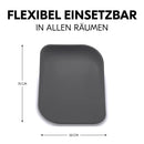 hauck Baby Wickelauflage Change N Clean, Keil Wickeltischunterlage 50 x70 cm, Wickelmatte Schadstofffrei, Abwaschbar, Hygienisch, Wickelmulde bis 25 kg, Pflegeleicht (Anthracite)